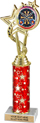 12.5 inch EXCLUSIVE Color Insert Trophy w/ Column