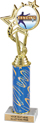 12.5 inch EXCLUSIVE Color Insert Trophy w/ Column