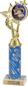 12.5 inch EXCLUSIVE Color Insert Trophy w/ Column