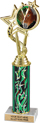 12.5 inch EXCLUSIVE Color Insert Trophy w/ Column