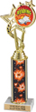 12.5 inch EXCLUSIVE Color Insert Trophy w/ Column