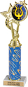 12.5 inch EXCLUSIVE Color Insert Trophy w/ Column