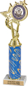 12.5 inch EXCLUSIVE Color Insert Trophy w/ Column