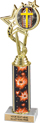 12.5 inch EXCLUSIVE Color Insert Trophy w/ Column