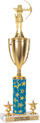 15 inch Trophy with Cup & 2 Trims