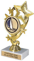 4 Star Color Insert Trophy