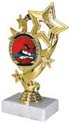 7 inch Four-Star Color Insert Trophy