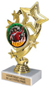 4 Star Color Insert Trophy