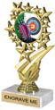 7 inch Star Frame Color Insert Trophy