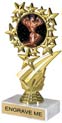 7 inch Star Frame Color Insert Trophy