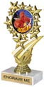 7 inch Star Frame Color Insert Trophy