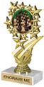 7 inch Star Frame Color Insert Trophy