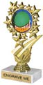 7 inch Star Frame Color Insert Trophy