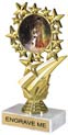 7 inch Star Frame Color Insert Trophy