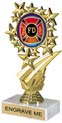7 inch Star Frame Color Insert Trophy