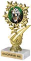7 inch Star Frame Color Insert Trophy