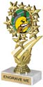 7 inch Star Frame Color Insert Trophy