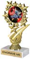 7 inch Star Frame Color Insert Trophy