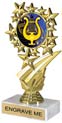 7 inch Star Frame Color Insert Trophy