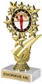 7 inch Star Frame Color Insert Trophy