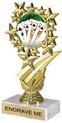 7 inch Star Frame Color Insert Trophy