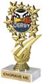 7 inch Star Frame Color Insert Trophy