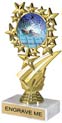 7 inch Star Frame Color Insert Trophy