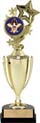 Gold Plastic Cup with Insert Holder Figurine