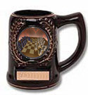  Ceramic Award Mug- Black w/ insert