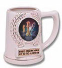  Ceramic Award Mug- White w/ insert
