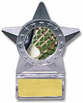 Krystal Clear Star Ice Award w/ Insert