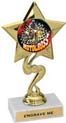 7 inch Star Color Insert Trophy