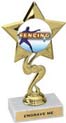 Star Color Insert Trophy