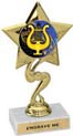 Star Color Insert Trophy