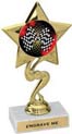 7 inch Star Color Insert Trophy