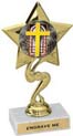 7 inch Star Color Insert Trophy