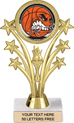 Shooting Stars Color Insert Trophy