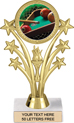7 inch Shooting Stars Color Insert Trophy