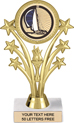 Shooting Stars Color Insert Trophy