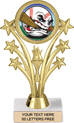 Shooting Stars Color Insert Trophy