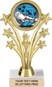 Shooting Stars Color Insert Trophy