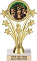 7 inch Shooting Stars Color Insert Trophy