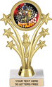 7 inch Shooting Stars Color Insert Trophy