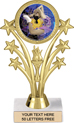 7 inch Shooting Stars Color Insert Trophy