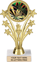 7 inch Shooting Stars Color Insert Trophy