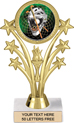 Shooting Stars Color Insert Trophy