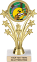 Shooting Stars Color Insert Trophy
