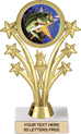Shooting Stars Color Insert Trophy