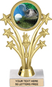 Shooting Stars Color Insert Trophy