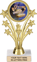 Shooting Stars Color Insert Trophy